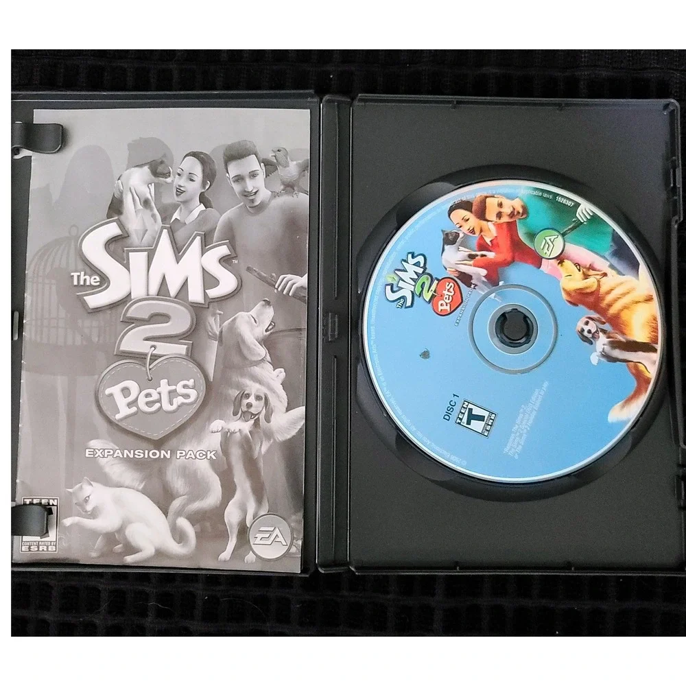 The Sims 2 Pets Expansion‎ Pack PC CD-ROM 2006 EA Games Maxis with Manual